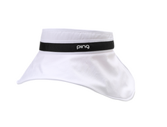 PING KOREA Women's Modified Wide Brim Sun Visor WHITE