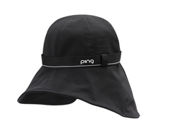 PING KOREA WOMEN PERFORATED DEFORMED BUCKET HAT BLACK