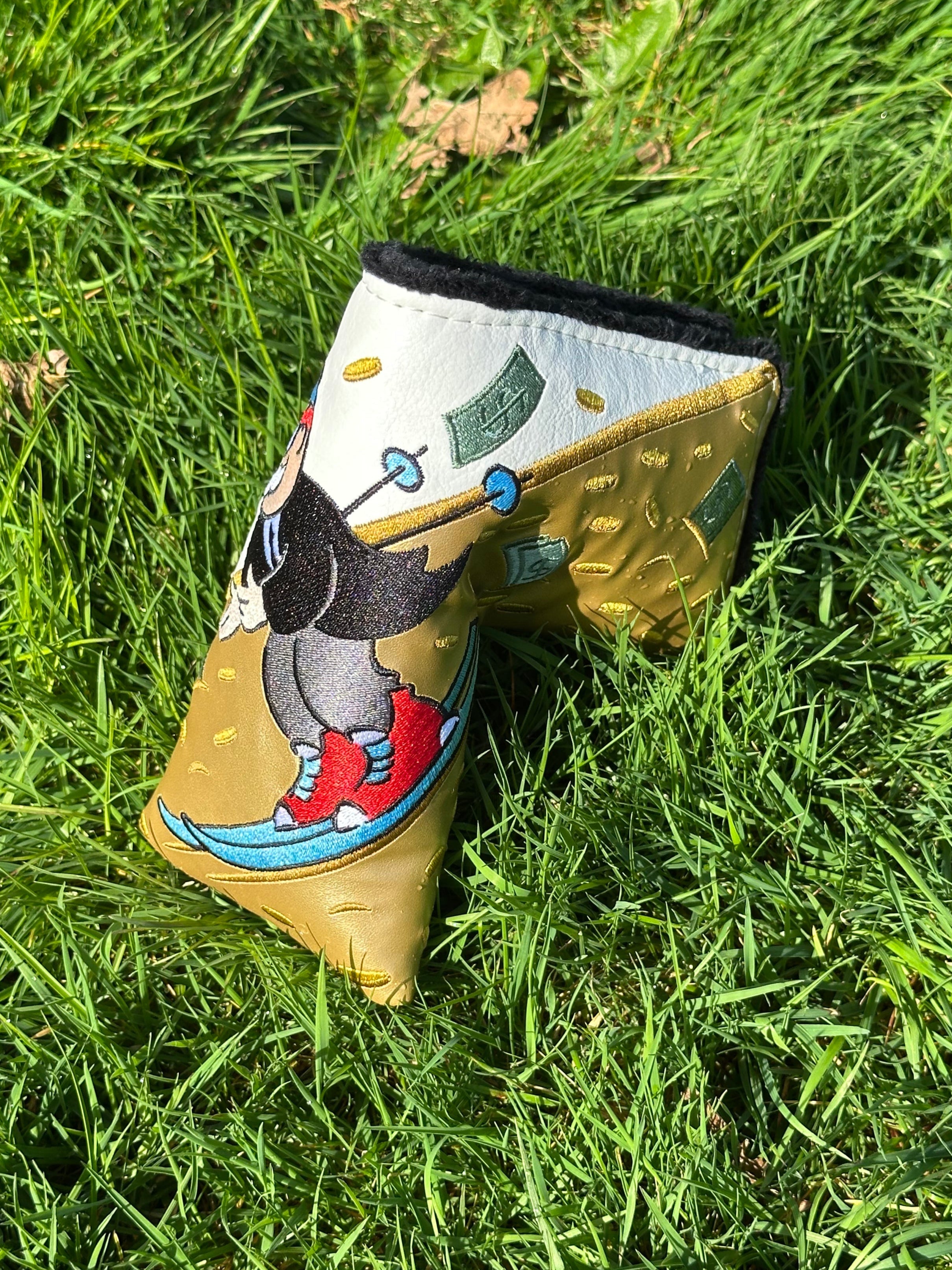 Bettinardi 2025 Limited Mr. Monopoly Blade Headcover Skiing