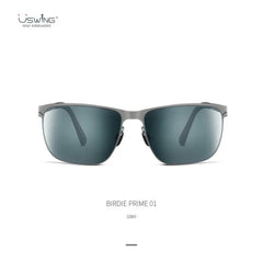 USWING BIRDIE 001 SUNGLASSES BLACK/GREY/ROSE GOLD Grey