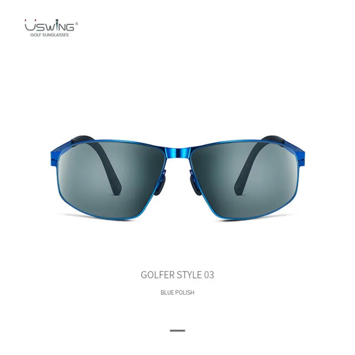 USWING GOLFER 003 SUNGLASSES BLUE POLISH