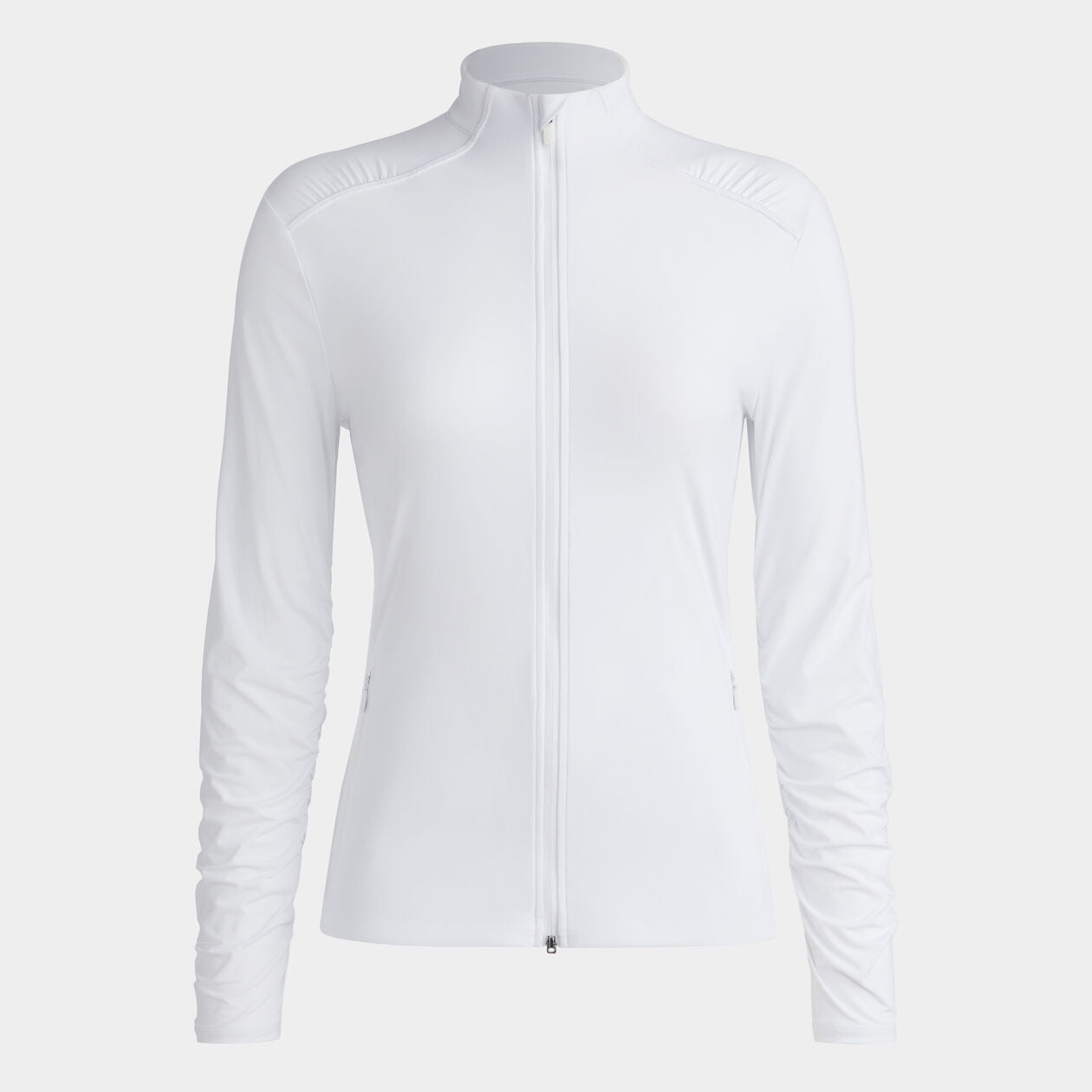 G/FORE WOMEN FEATHERWEIGHT FULL ZIP SNOW