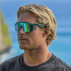 OAKLEY HYDRA TRANS ARTIC SURF FRAME W/ PRIZM SAPPHIRE LENSES SUNGLASSES