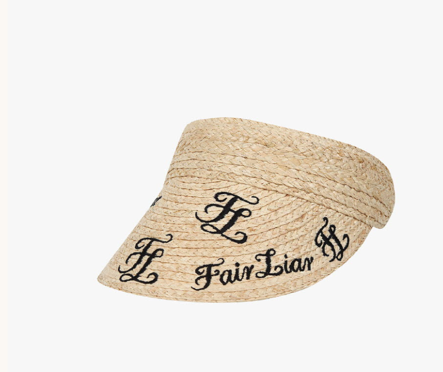 FAIRLIAR 23 LETTER LOGO STRAW HAT - Par-Tee Golf