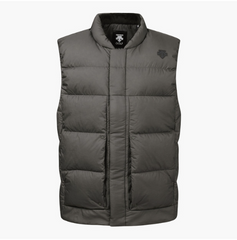 DESCENTE 23FW MEN WOVEN HEAVY DOWN VEST KHAKI