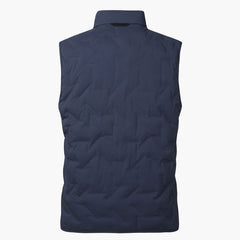 DESCENTE 23FW MEN PATTERN LIGHTWEIGHT TUBE DOWN VEST