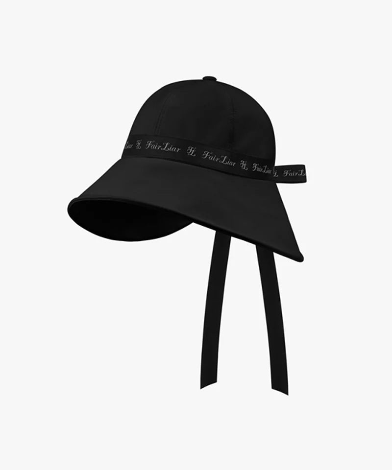 FAIRLIAR Women Logo Tape Wide Bucket Hat