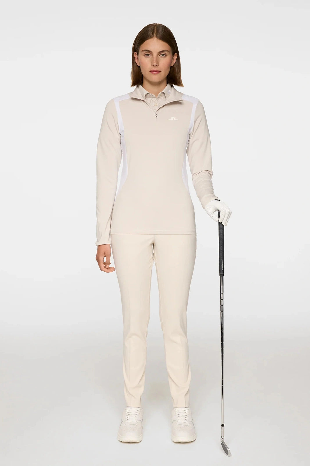 J.LINDEBERG Women Mae Quarter Zip Mid Layer