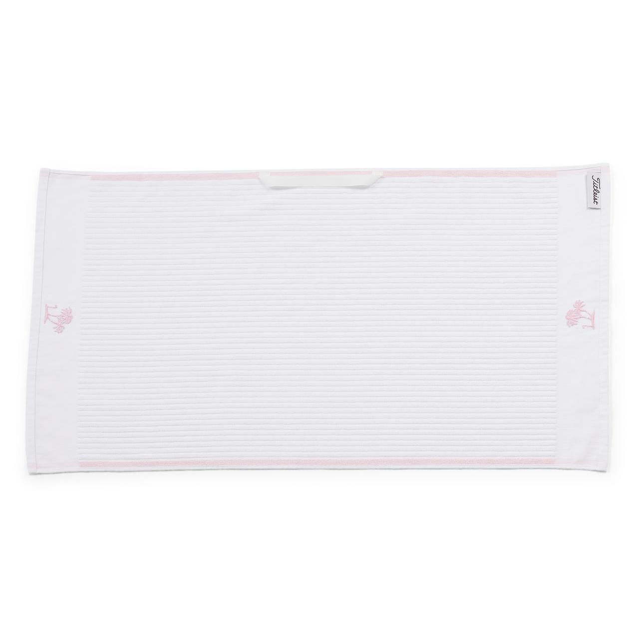 TITLEIST PINK PARADISE PLAYERS TERRY TOWEL White Light Pink