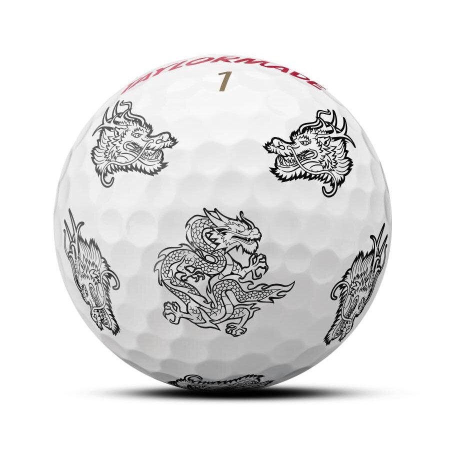 TAYLORMADE 2024 TP5/TP5X PIX3.0 DRAGON GOLF BALLS DOZEN PACK