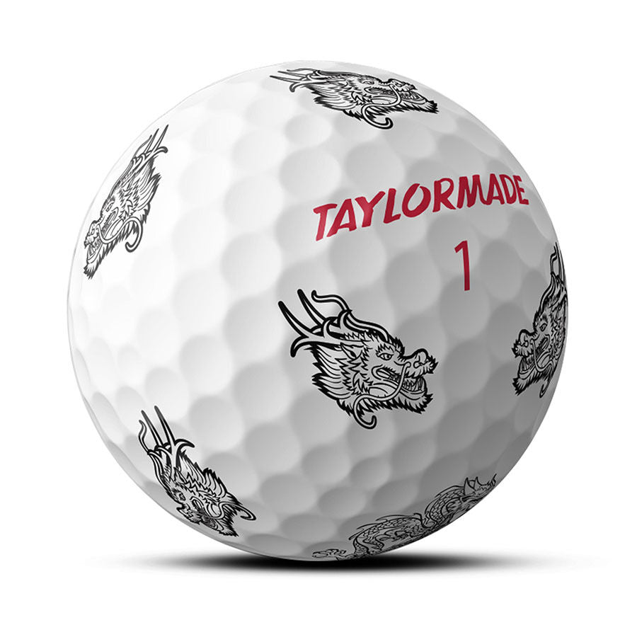 TAYLORMADE 2024 TP5/TP5X PIX3.0 DRAGON GOLF BALLS DOZEN PACK