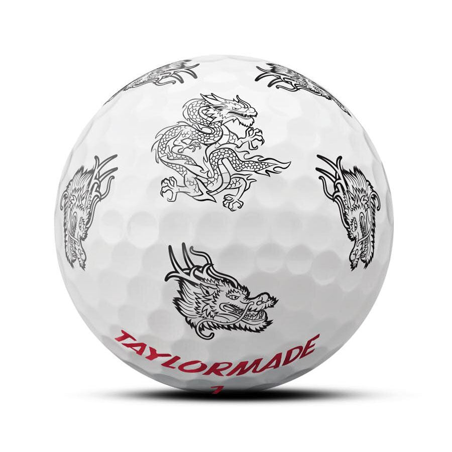 TAYLORMADE 2024 TP5/TP5X PIX3.0 DRAGON GOLF BALLS DOZEN PACK