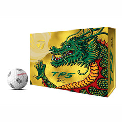 TAYLORMADE 2024 TP5/TP5X PIX3.0 DRAGON GOLF BALLS DOZEN PACK TP5 - Gold