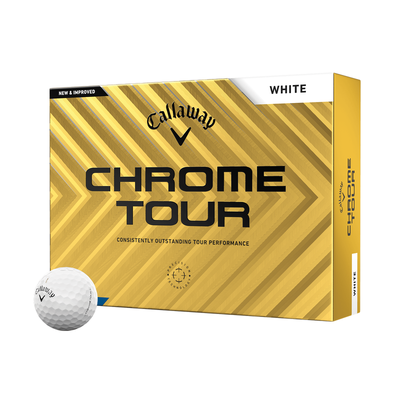 CALLAWAY 2024 CHROME TOUR GOLF BALLS DOZEN PACK