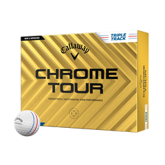 CALLAWAY 2024 CHROME TOUR TRIPLE TRACK GOLF BALLS DOZEN PACK