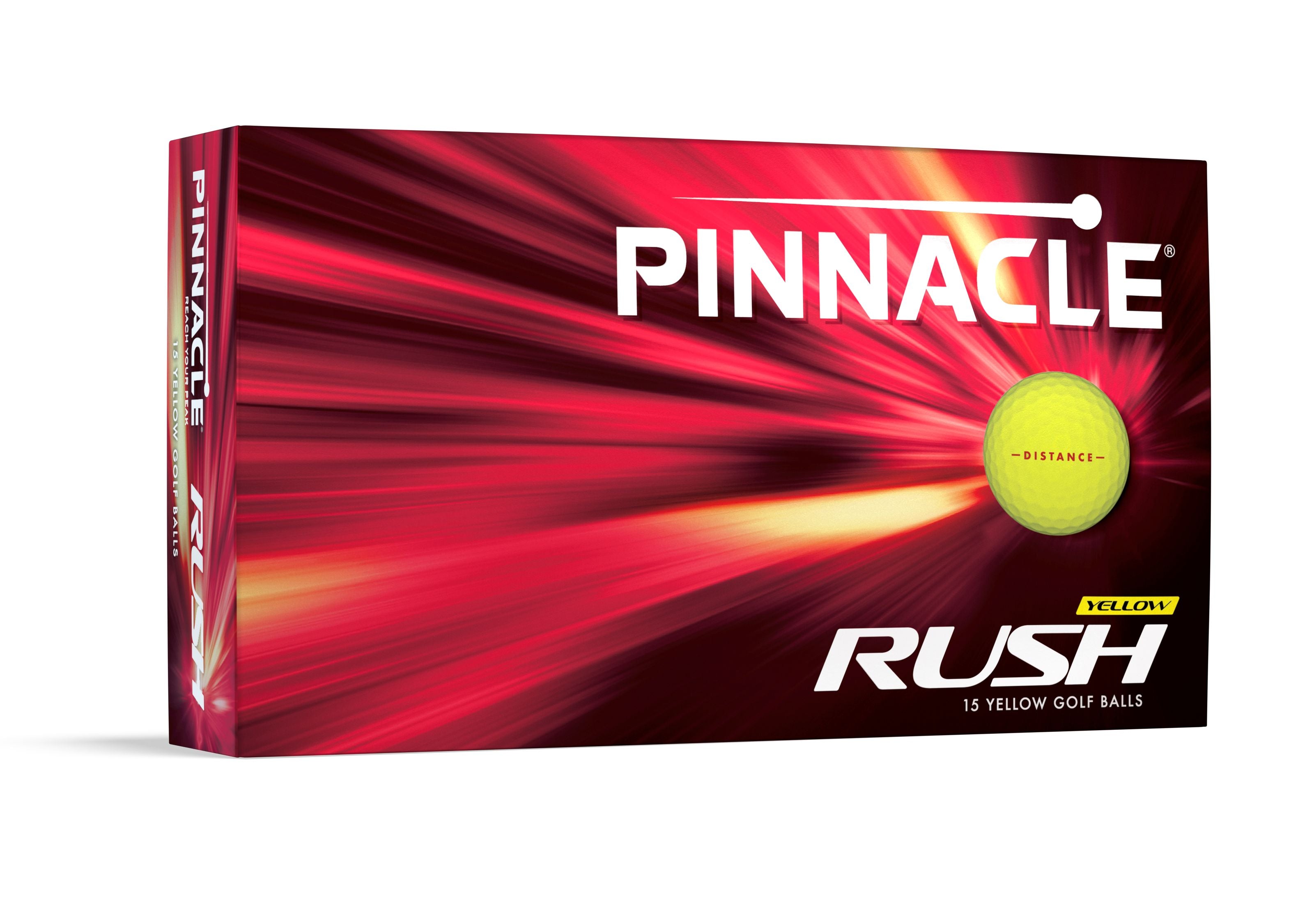 PINNACLE 2024 RUSH GOLF BALLS 15-BALL YELLOW