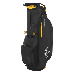 CALLAWAY 2024 FAIRWAY + STAND BAG (BLACK CAMO/GOLDENROD)