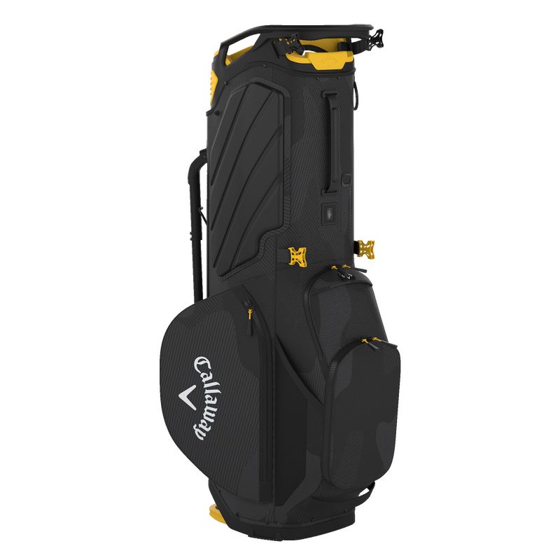 CALLAWAY 2024 FAIRWAY + STAND BAG (BLACK CAMO/GOLDENROD)