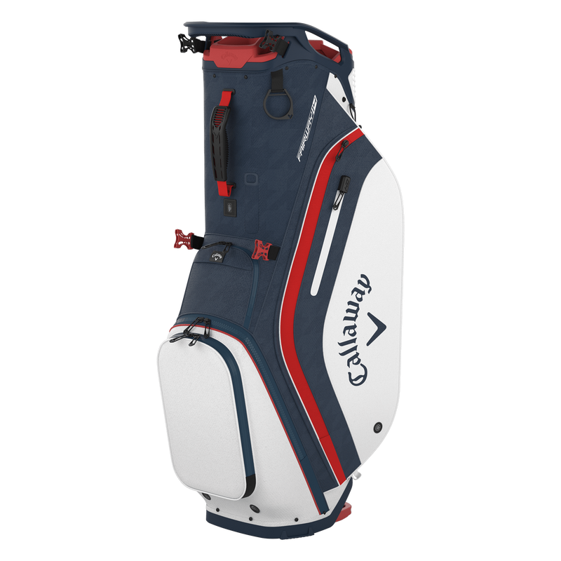 CALLAWAY 2024 FAIRWAY 14 STAND BAG (NAVY HOUNDS/WHITE/RED)