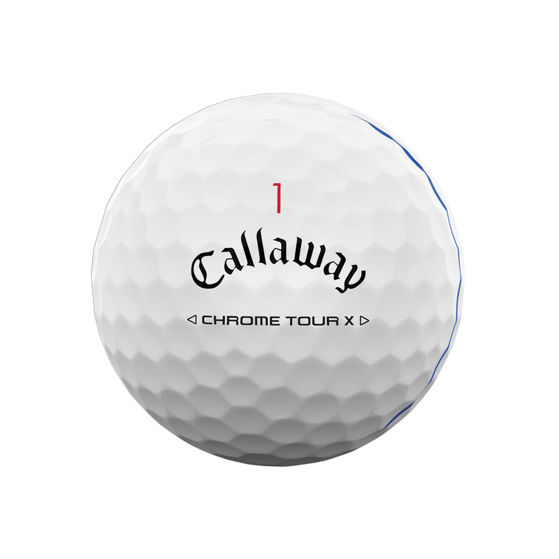 CALLAWAY 2024 CHROME TOUR X TRIPLE TRACK GOLF BALLS DOZEN PACK