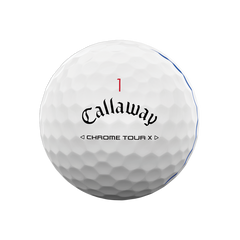 CALLAWAY 2024 CHROME TOUR X TRIPLE TRACK GOLF BALLS DOZEN PACK