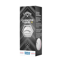 CALLAWAY 2024 CHROME TOUR X TRIPLE TRACK GOLF BALLS DOZEN PACK