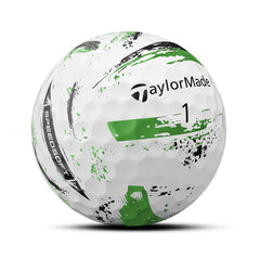 TAYLORMADE 2024 SPEED SOFT INK GOLF BALLS DOZEN PACK (GREEN)