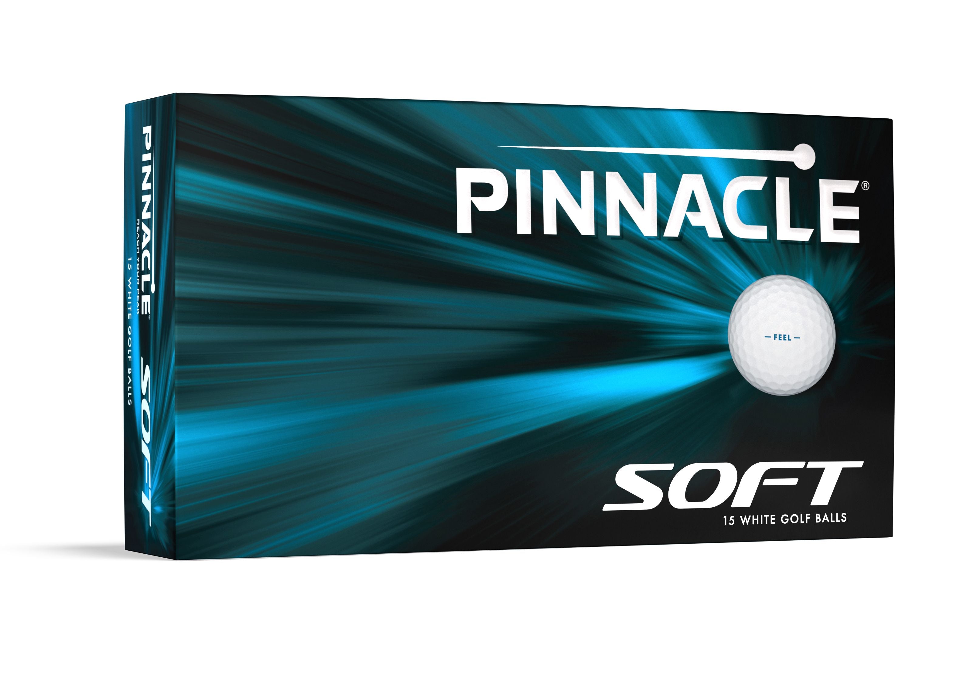 PINNACLE 2024 SOFT GOLF BALLS 15-BALL WHITE