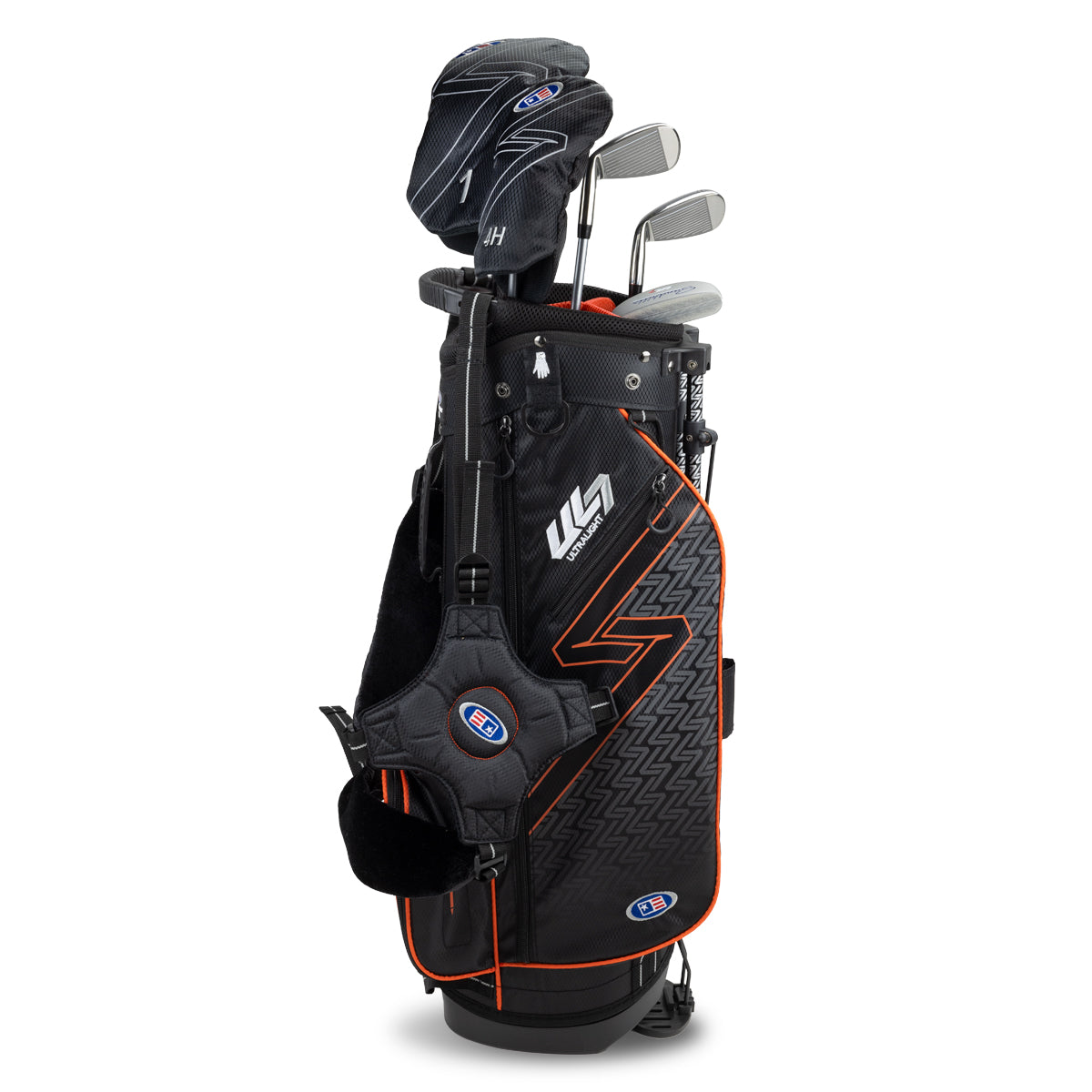 US KIDS UL7 51" 5 Club Stand Set, All Graphite with Golf Bag