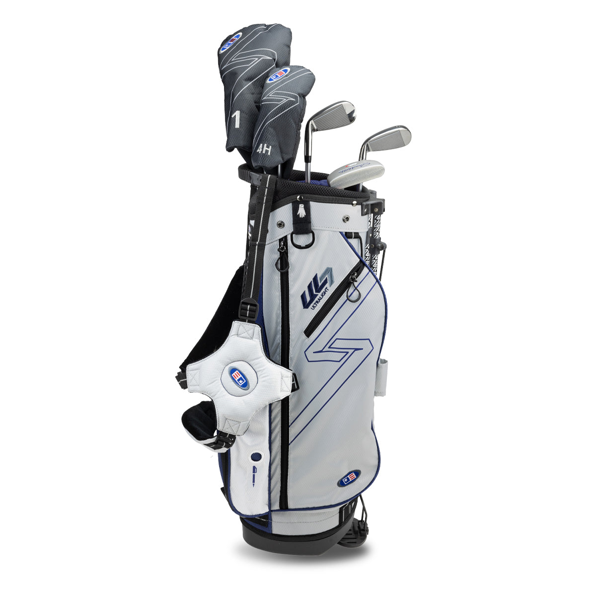 US KIDS UL7 51" 5 Club Stand Set, All Graphite with Golf Bag