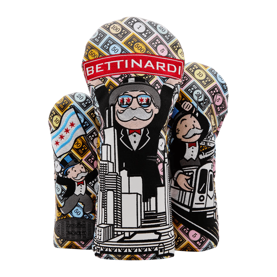 Bettinardi x Monopoly Chi Town Mr. Monopoly Wood Set