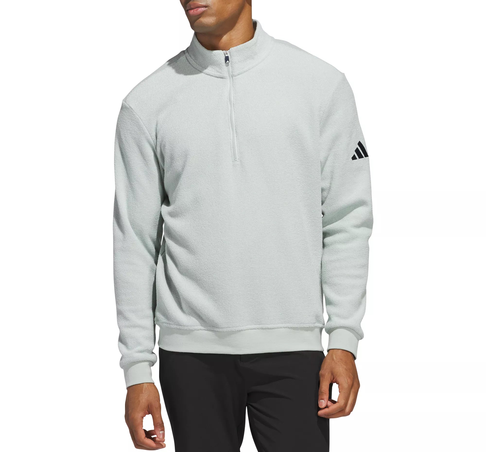 Adidas Men Ultimate365 Terry Cloth Quarter-Zip Pullover