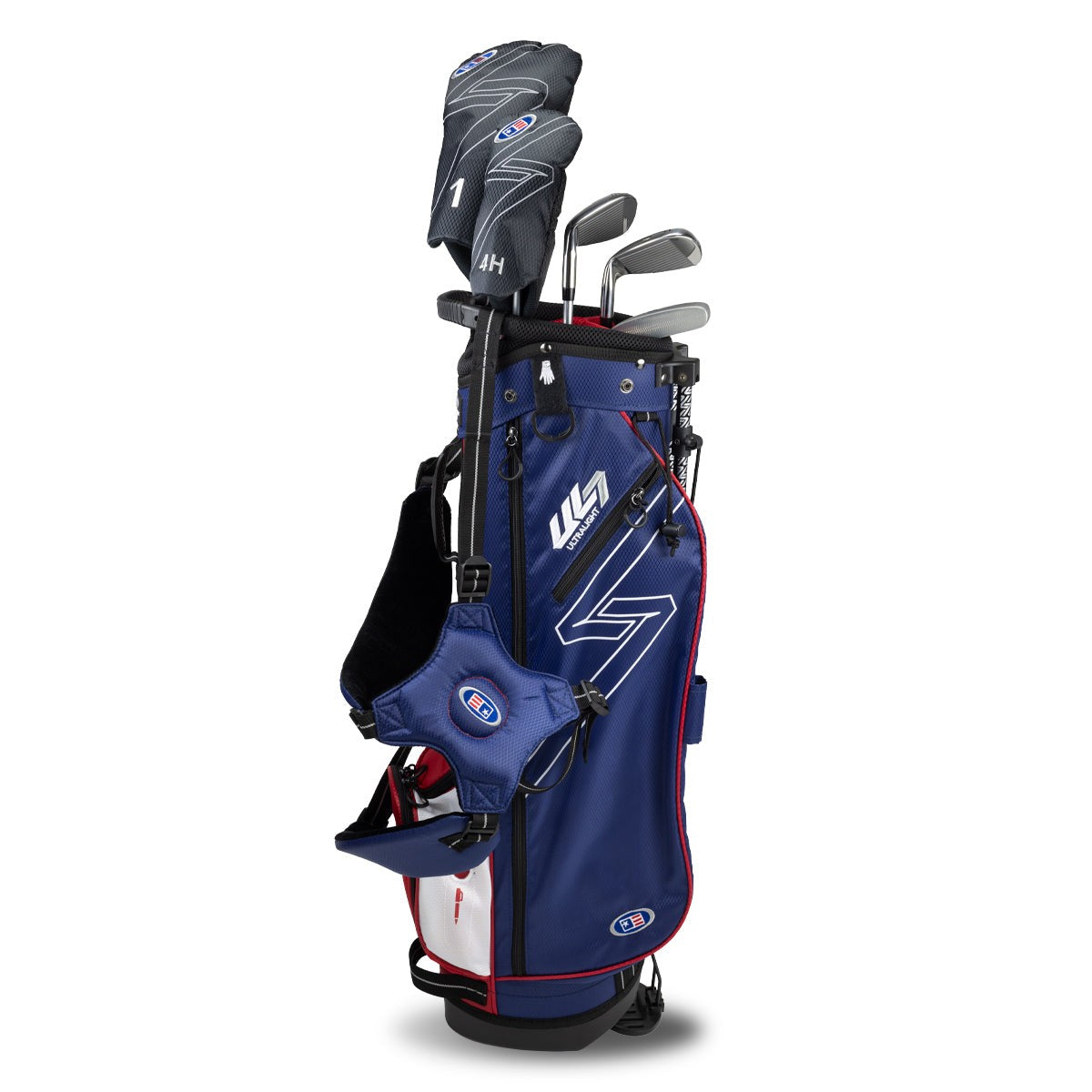 US KIDS UL7 57" 5 Club Stand Set, All Graphite with Golf Bag