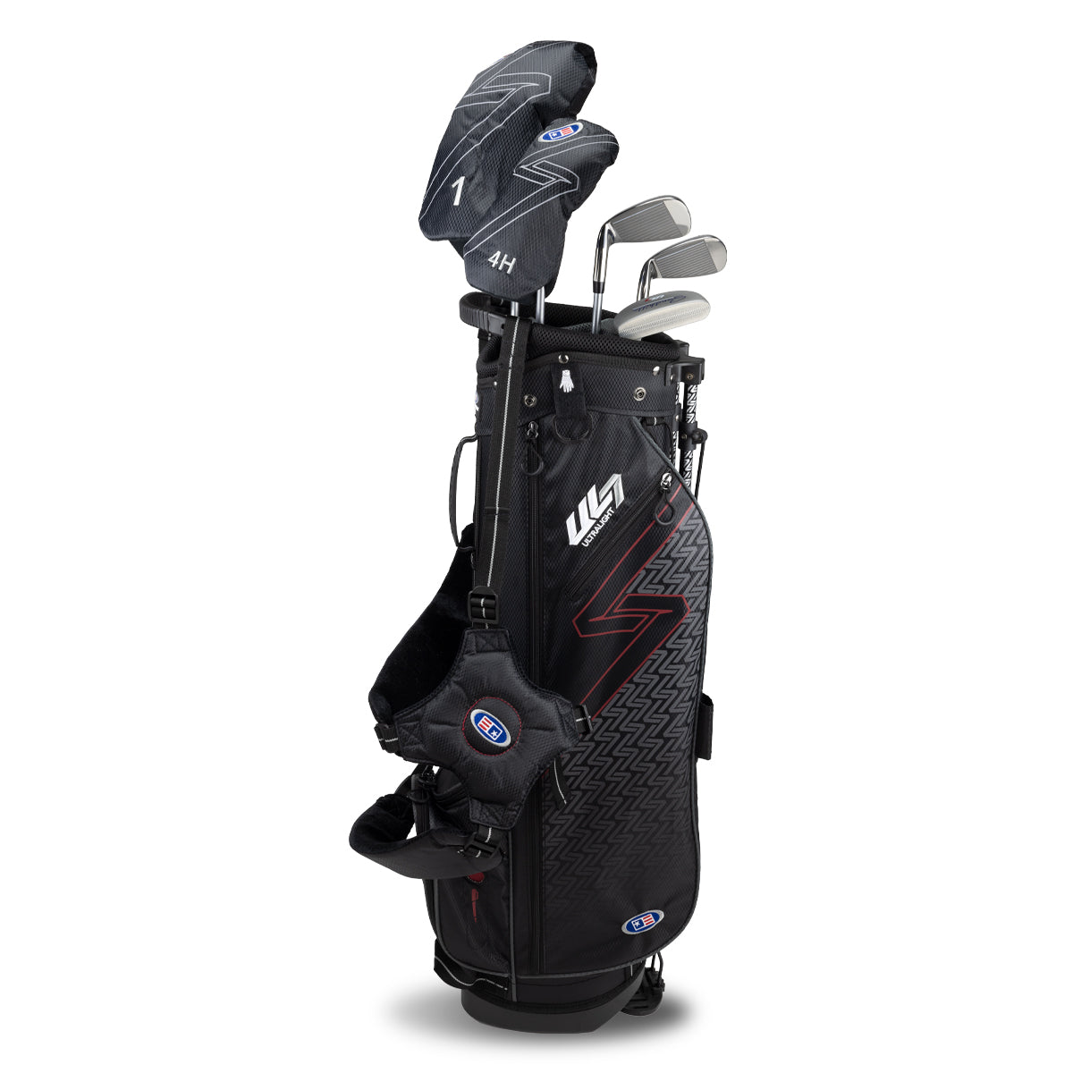 US KIDS UL7 60" 5 Club Stand Set, All Graphite with Golf Bag