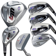 US KIDS UL7 57" 7 Club Stand Set, All Graphite with Golf Bag