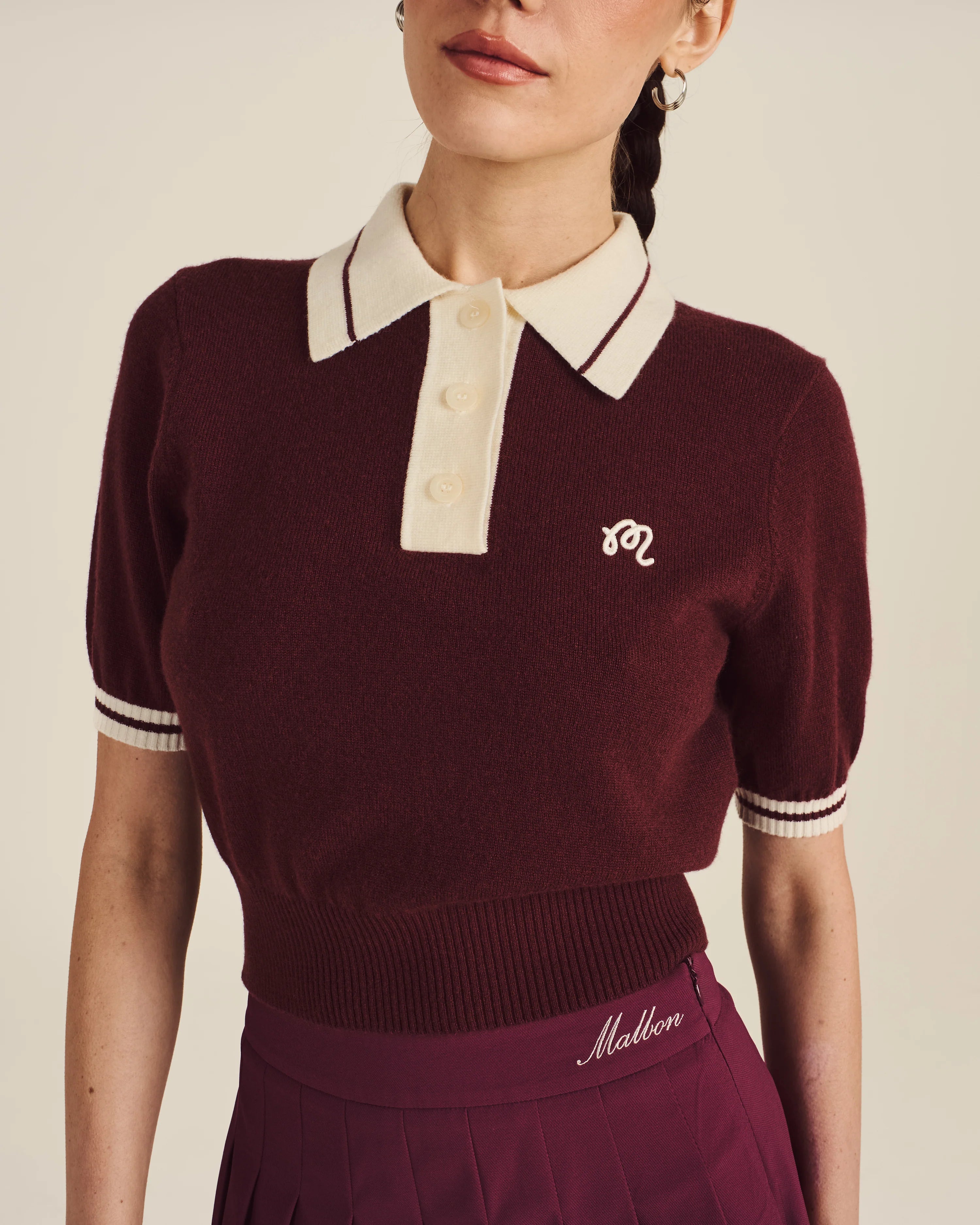 Malbon Golf Women's Mikayla Knit Polo