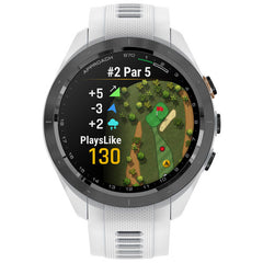 GARMIN APPROACH S70 GPS BLACK CERAMIC BEZEL 42MM WITH WHITE BAND