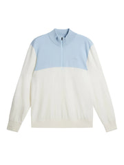 J.LINDEBERG FW23 MEN JEFF WINDBREAKER SWEATER WHITE