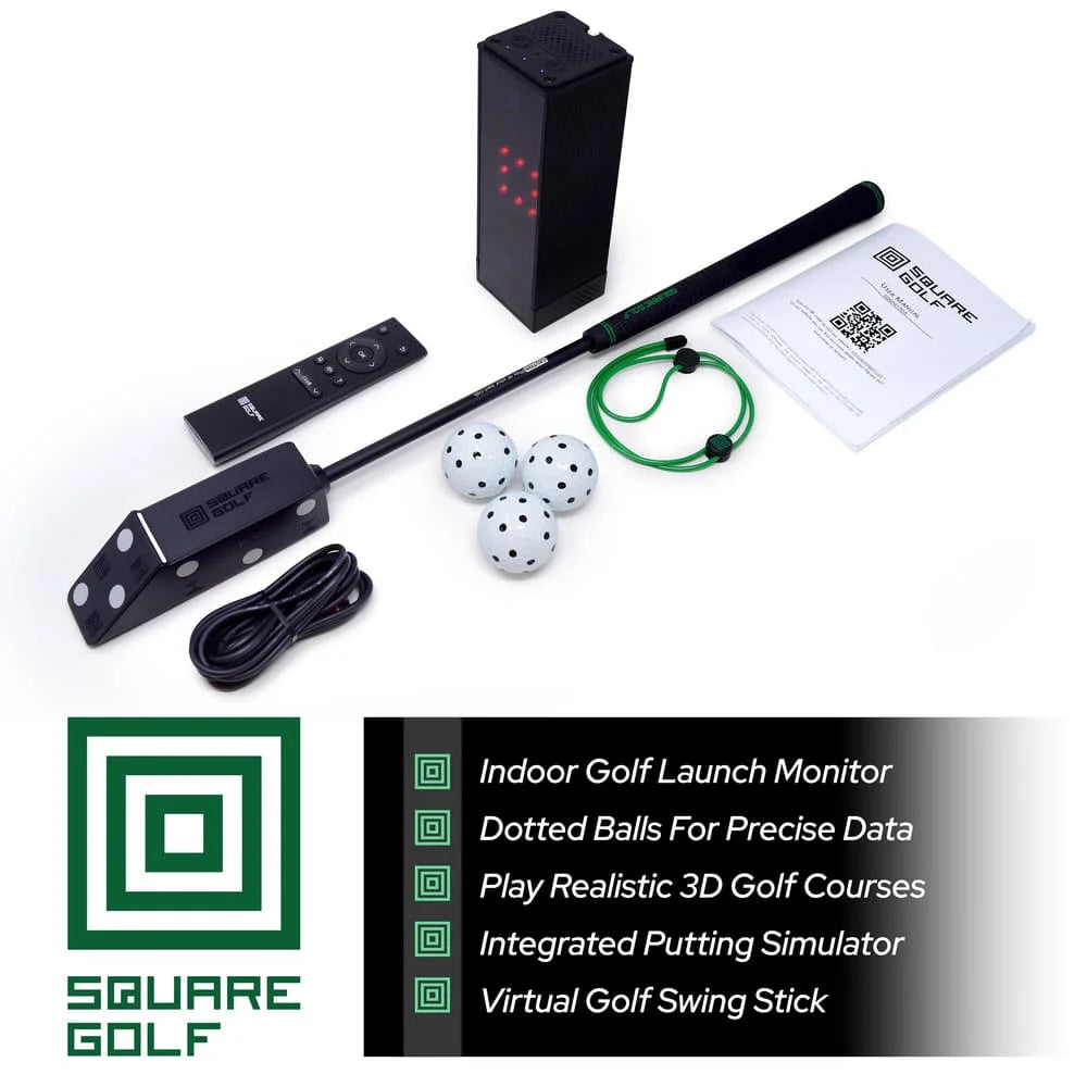 Square Golf Indoor Launch Monitor Practice Machine