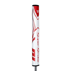 SUPERSTROKE ZENERGY FLATSO 3.0 PUTTER GRIP White Red