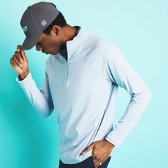 G/FORE 23SS MEN LUXE QUARTER ZIP MID LAYER