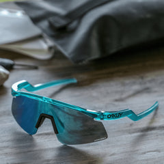 OAKLEY HYDRA TRANS ARTIC SURF FRAME W/ PRIZM SAPPHIRE LENSES SUNGLASSES