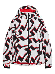 J.LINDEBERG MEN ACE JACKET PRINTED WHITE