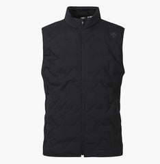 DESCENTE 23FW MEN PATTERN LIGHTWEIGHT TUBE DOWN VEST BLACK