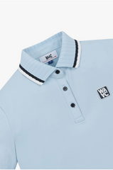 WAAC 23FW WOMEN'S RIB COLLAR SS POLO