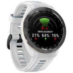 GARMIN APPROACH S70 GPS BLACK CERAMIC BEZEL 42MM WITH WHITE BAND