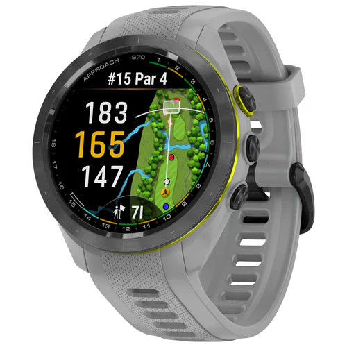 Garmin Approach S70 GPS Watch Black Ceramic Bezel 42mm