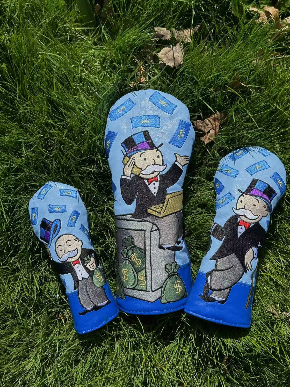 Bettinardi 2025  Limited Mr. Monopoly Wood Set Headcovers Making Money