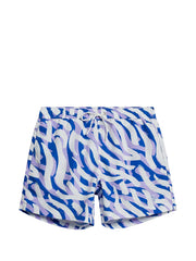 J.LINDEBERG 23SS BANKS MIAMI SWIM TRUNKS PURPLE PAINTED ZEBRA