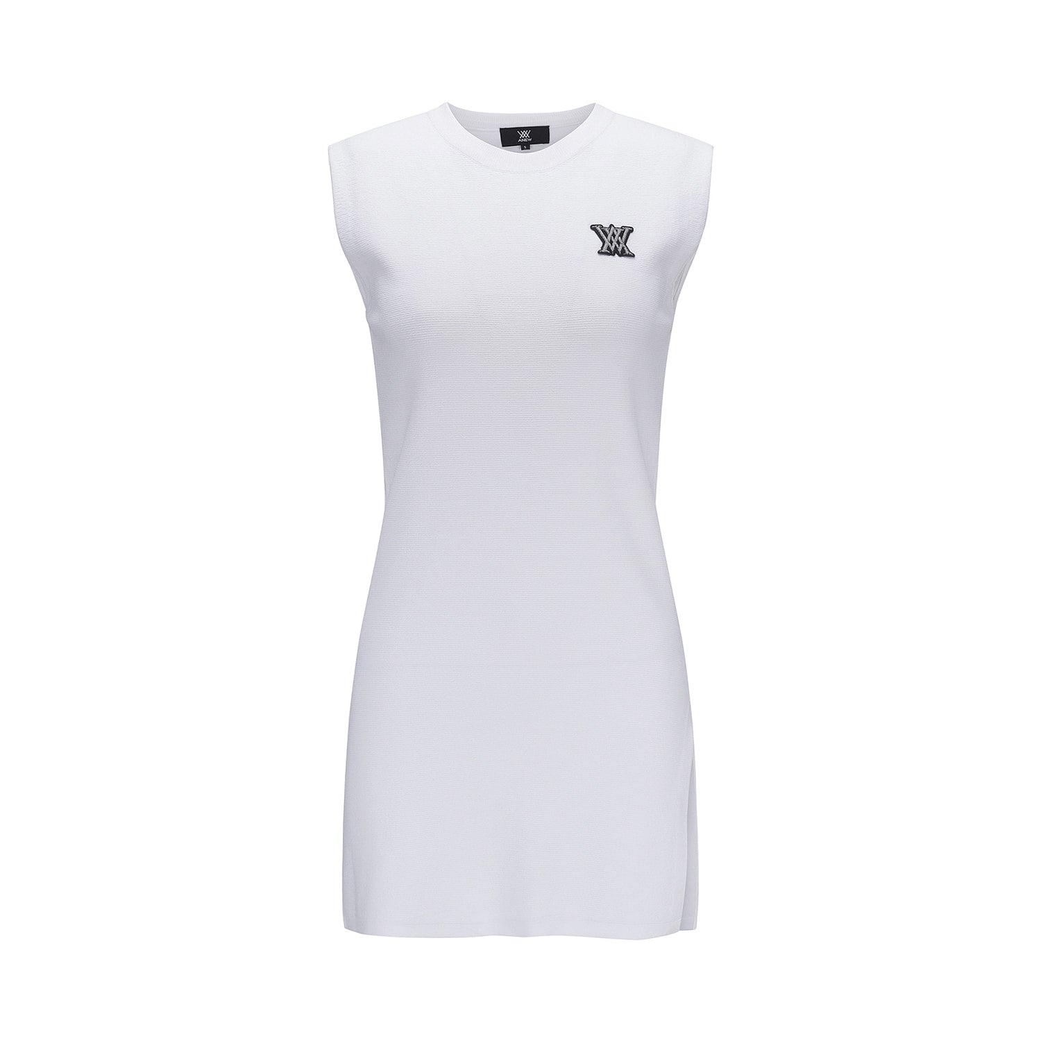 ANEW S22 WOMEN WOPS-TYPE VT SWEATER DRESS WHITE